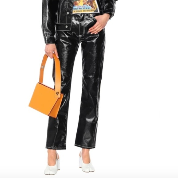 Revolve Denim - EYTYS Cypress Tar high-rise straight jeans